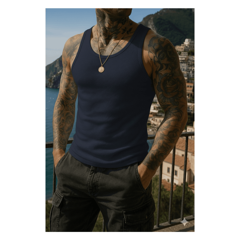 Regata canelada masculina americana.