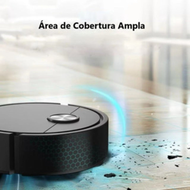 Aspirador robô automático 3 em 1 para limpeza doméstica – Inteligente, silencioso e eficiente.
