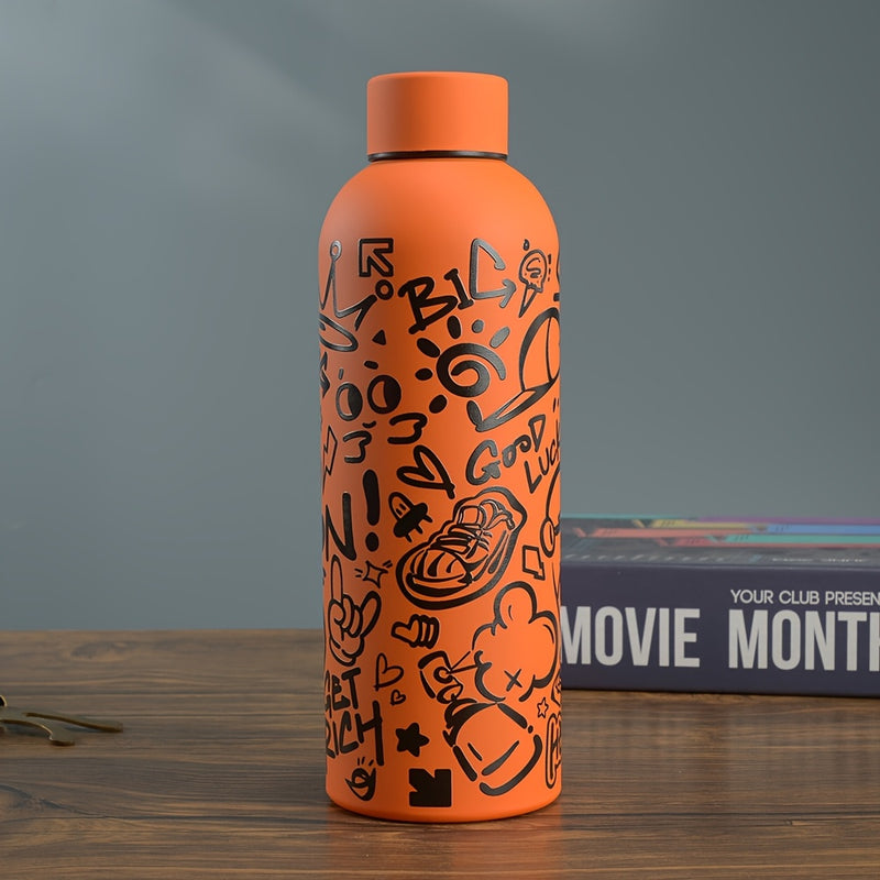 Garrafa Térmica de Aço Inoxidável de 500ml.