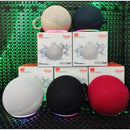Caixa de som Bluetooth original de 5W com LED colorido, portátil, compatível com Alexa, rádio FM e USB.