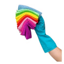 Conjunto de 10 panos de limpeza de microfibra - Alta absorção, multiuso.