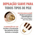 Depilador de Sobrancelhas Indolor com Remoção Instantânea via USB.