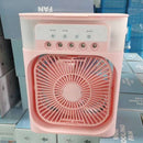 Mini ar condicionado, controlador de clima, umidificador, ventilador, portátil, USB, LED, para quarto, escritório ou mesa.