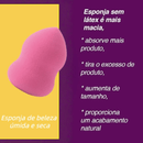12 Esponjas de Maquiagem/Esponja de Maquiagem Facial Base e Corretor/Com Caixas.