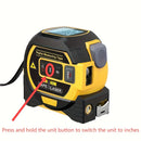 Fita métrica a laser de alta precisão com corpo em aço.