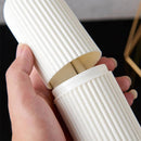 Porta-escova de dentes e creme dental portátil para viagem/escola