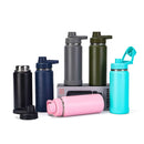 Garrafa térmica em aço inoxidável com design portátil, vedação à prova de vazamentos, 6000ml.