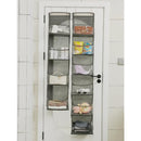 Organizador Multiuso para Cosméticos, Bolsa de Tecido para Pendurar, Suporte de Porta Multifuncional.