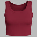 Top cropped canelado premium em 10 cores.