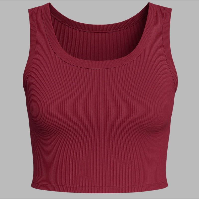 Top cropped canelado premium em 10 cores.