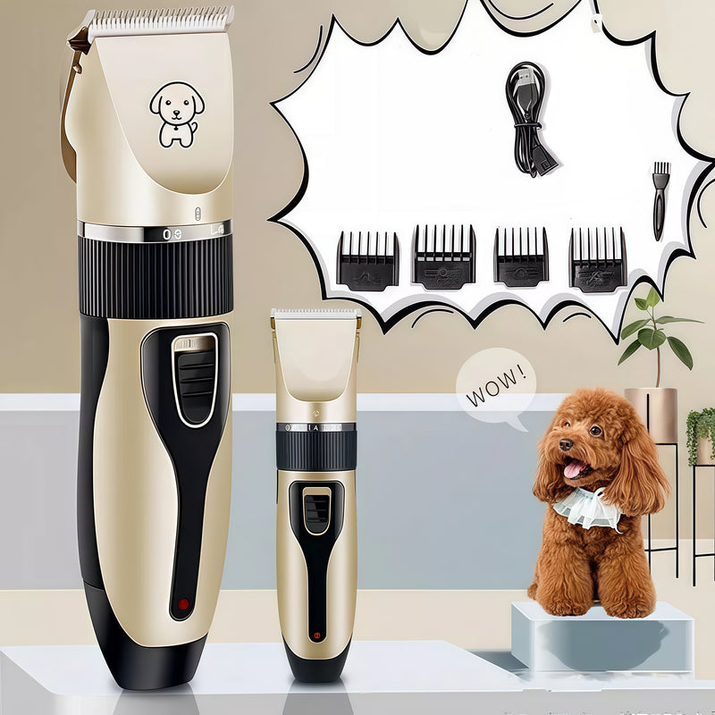 Kit profissional de 11 peças para tosa de cães e gatos.