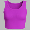 Top cropped canelado premium em 10 cores.