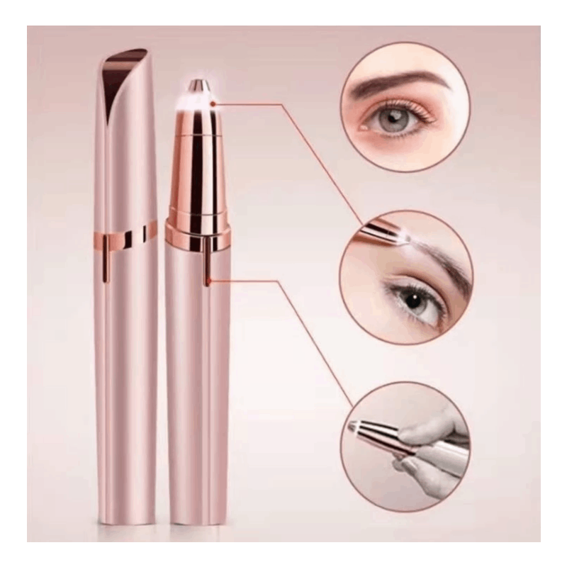 Depilador de Sobrancelhas Indolor com Remoção Instantânea via USB.