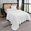 Conjunto de cama Casal Queen com 3 peças - Super macio com lençóis para cama box.