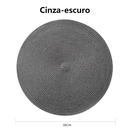 Conjunto American Game com 4 peças: Descanso de prato redondo para mesa de jantar, cozinha, sousplat (4 peças).