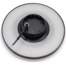 Aplique de parede Eclipse - Branco e Preto, para uso interno/externo, AR55