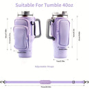 Conjunto de 1 garrafa de água de 1,2/887 ml com bolso para celular, design com 3 bolsos.