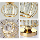 Lustre de cristal 3 cores em 1 lustre nórdico de metal e cristal.